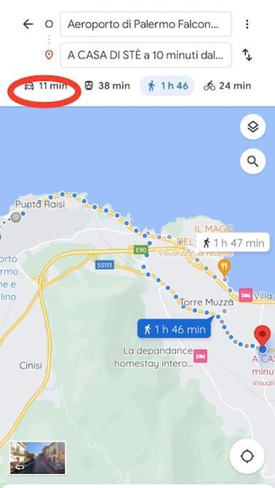 A Casa Di Ste - Vicino Aeroporto Falcone Borsellino Carini Buitenkant foto